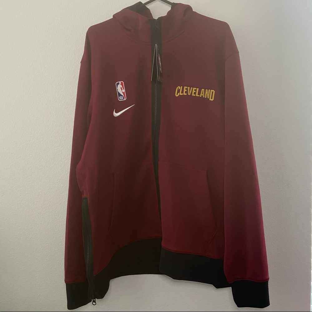 NEW Nike Cleveland Cavaliers Showtime Therma Flex Zip Up Hoodie